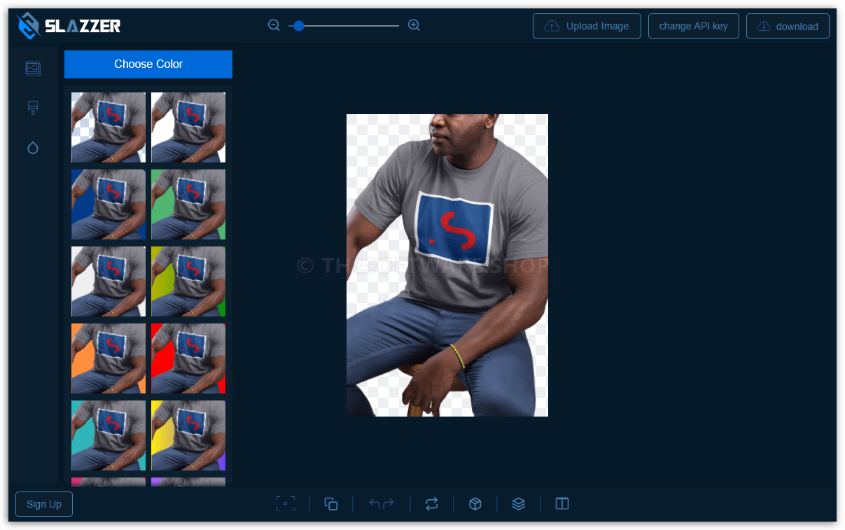 Slazzer Editor