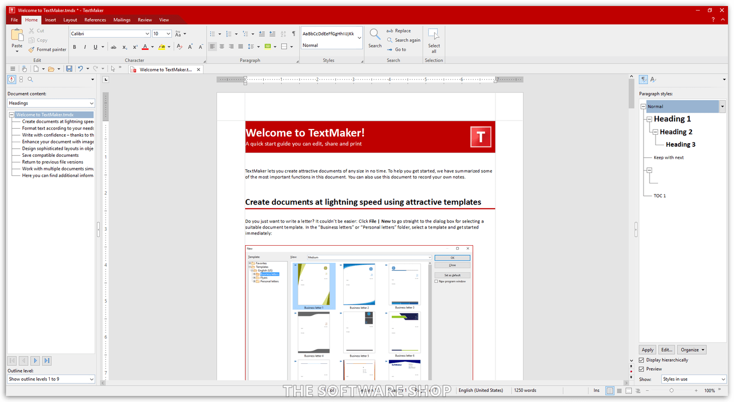 SoftMaker Office NX Screenshot - TextMaker