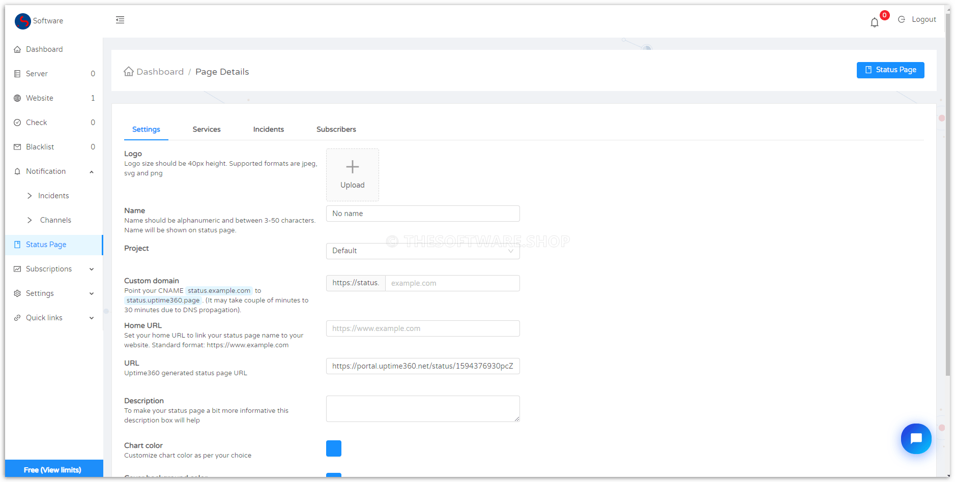 Uptime360 Status Page