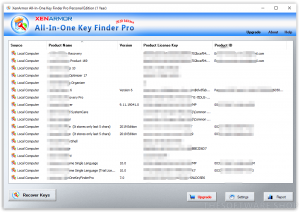 XenArmor All-In-One Key Finder Pro - Screenshot