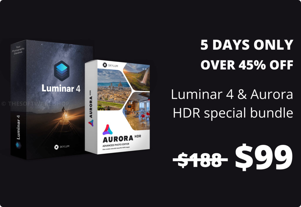 Luminar Aurora HDR Bundle Promo Coupon