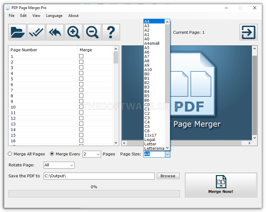 Page Size