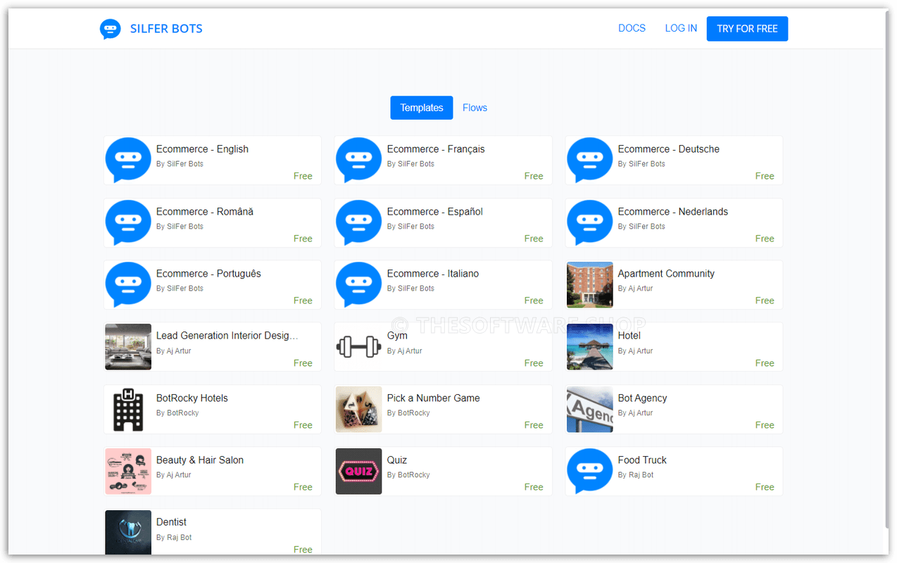 SilFer Bots Free Templates