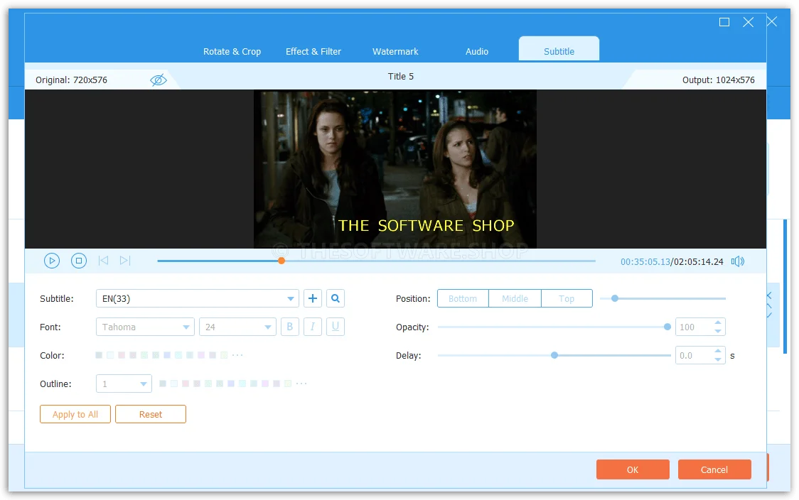Tipard DVD Ripper 10 - Subtitle