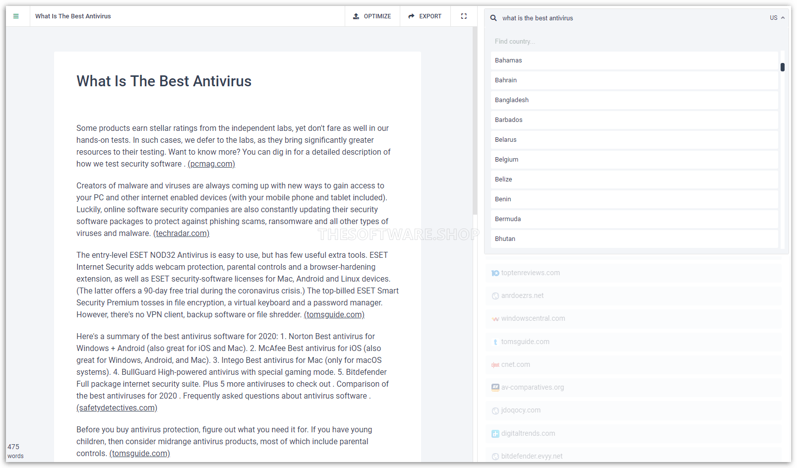 frase content country