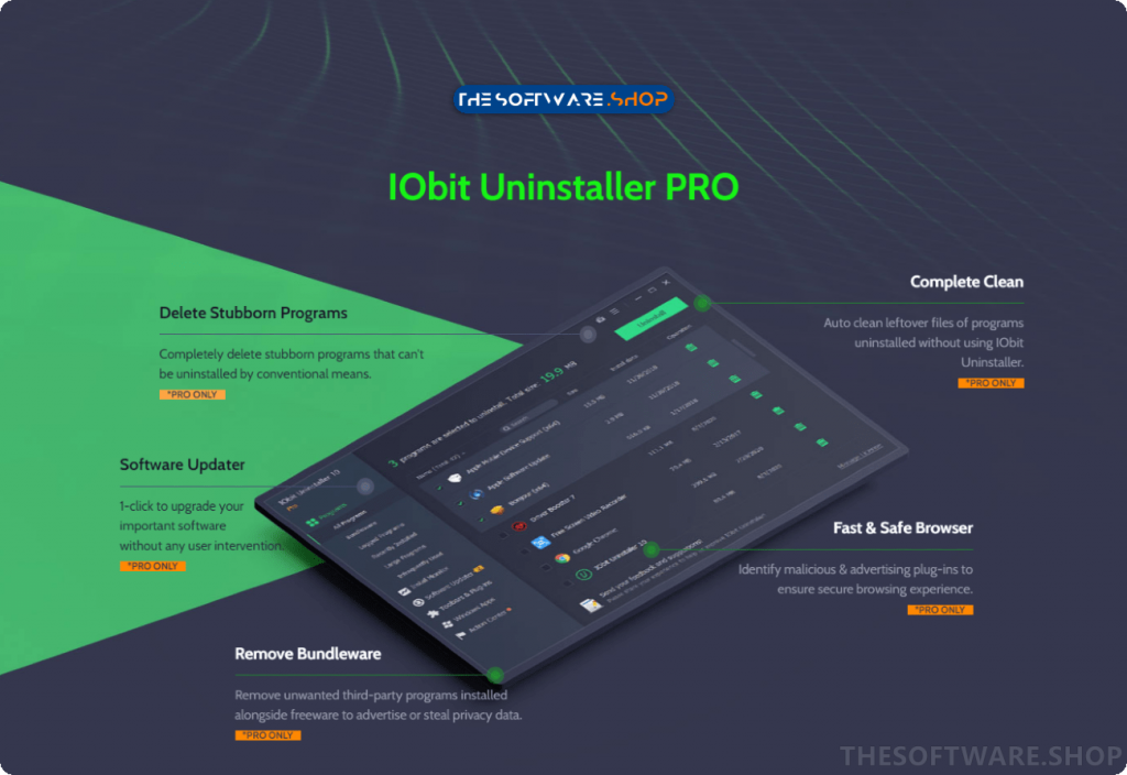 IObit Uninstaller PRO Feature Presentations