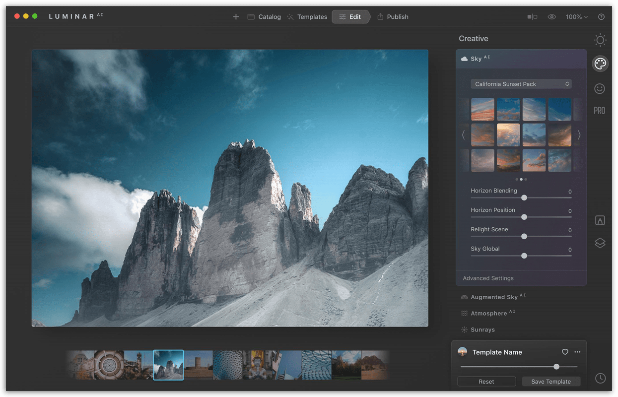 Luminar AI Screenshot