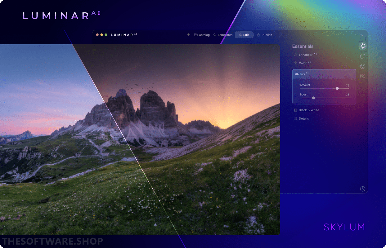 Luminar AI - Sky AI