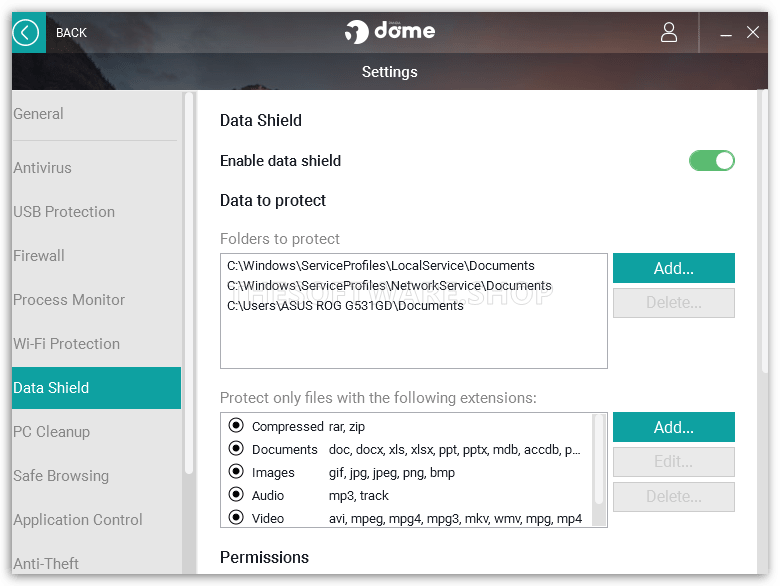 Panda Dome Premium - Data Shield