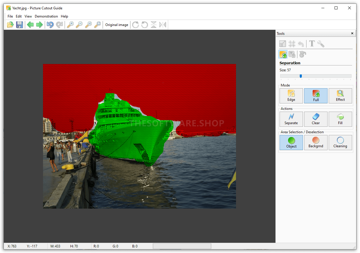 Picture CutOut Guide - Screenshot