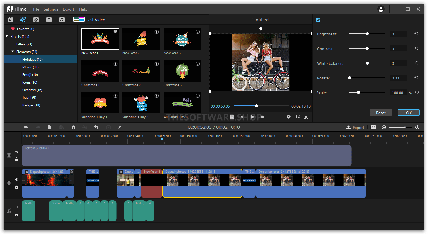 iMyFone Filme - Add Effects Elements