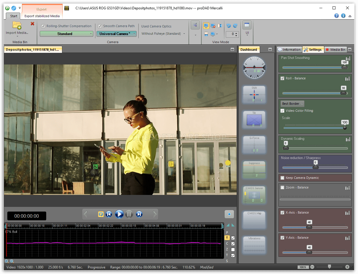 proDAD Mercalli - Video Editing