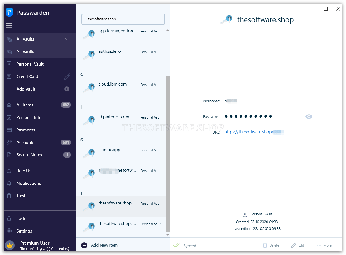 Interface Screenshot
