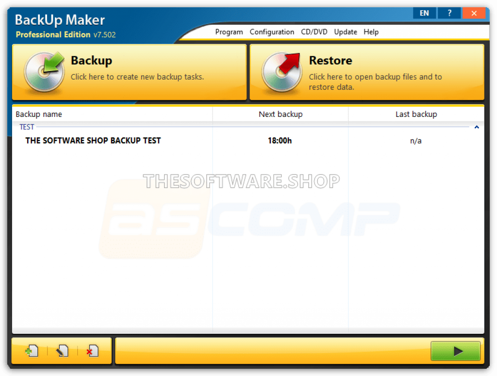 Main Interface Screenshot