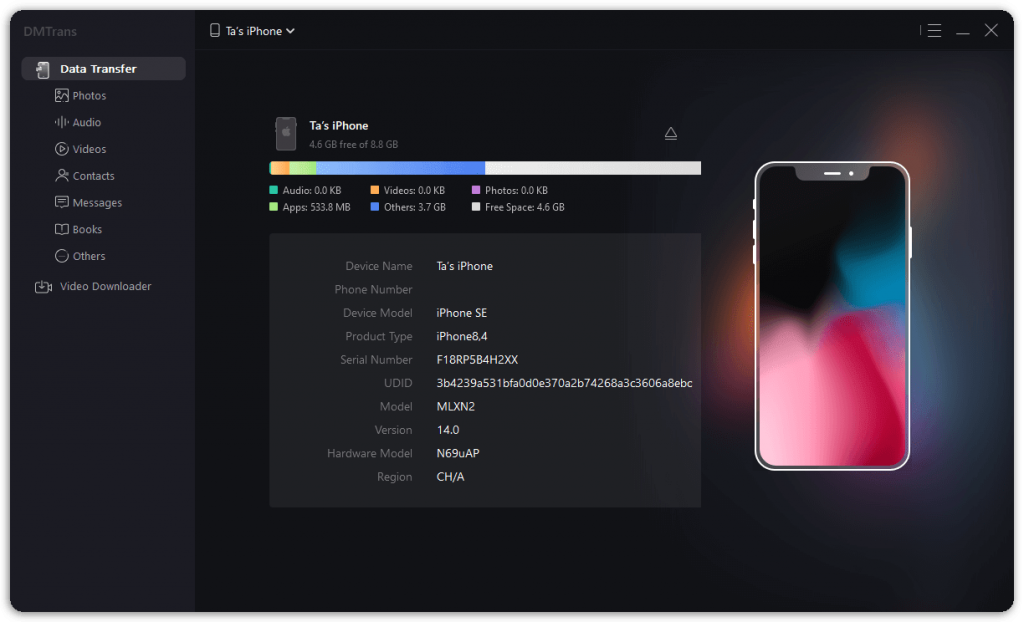Device Info Screenshot