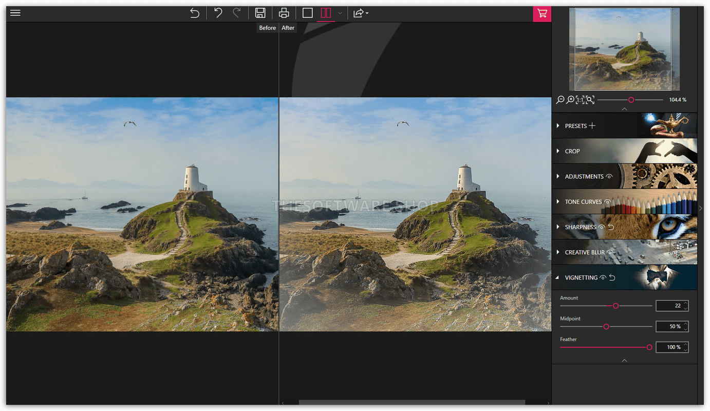 vignetting3 Screenshot