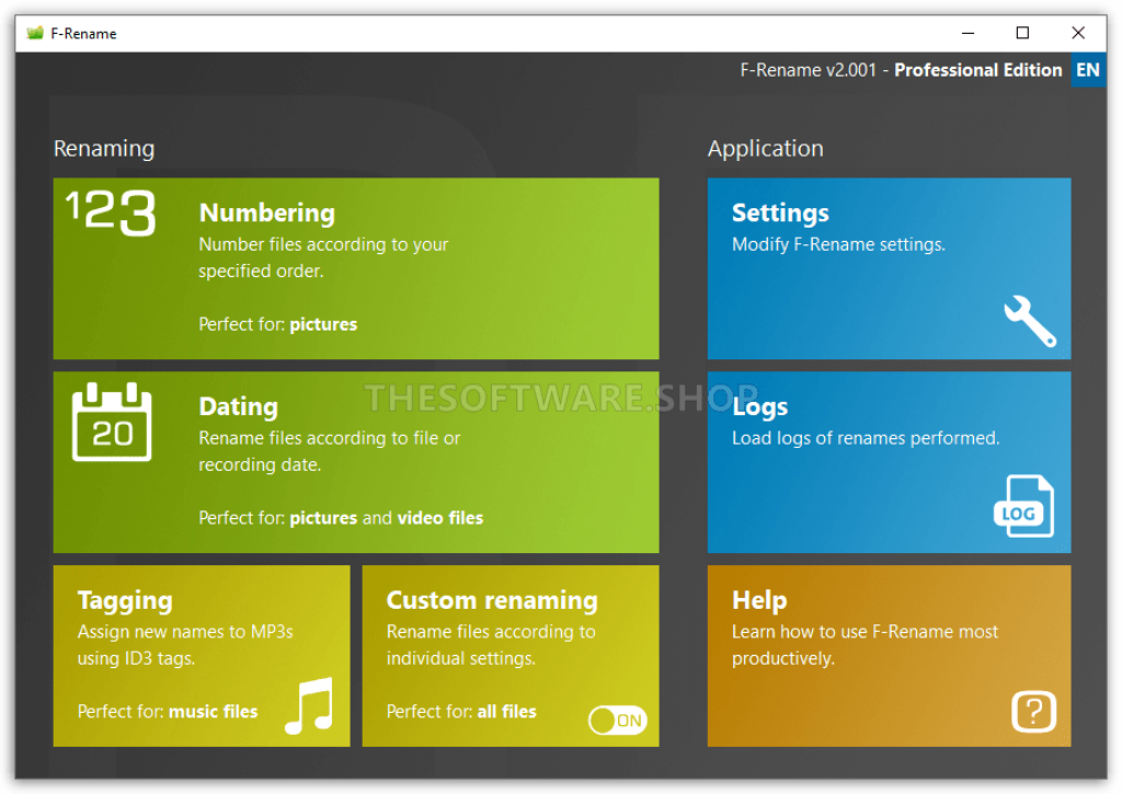 Main Interface