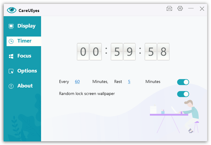 CareUEyes PRO - Timer