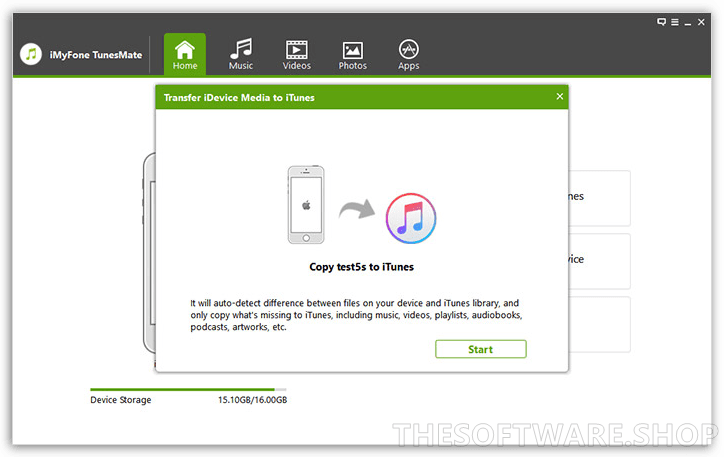 Transfer iDevice Media to iTunes