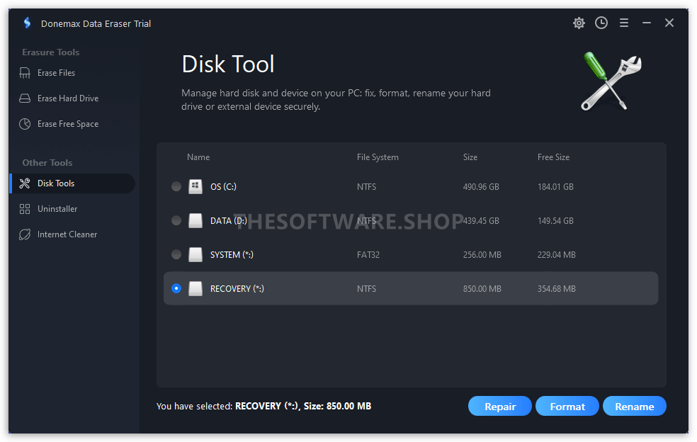 Disk Tool