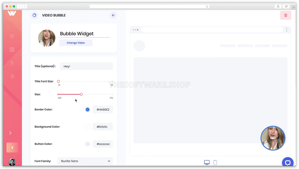 Bubble Widget