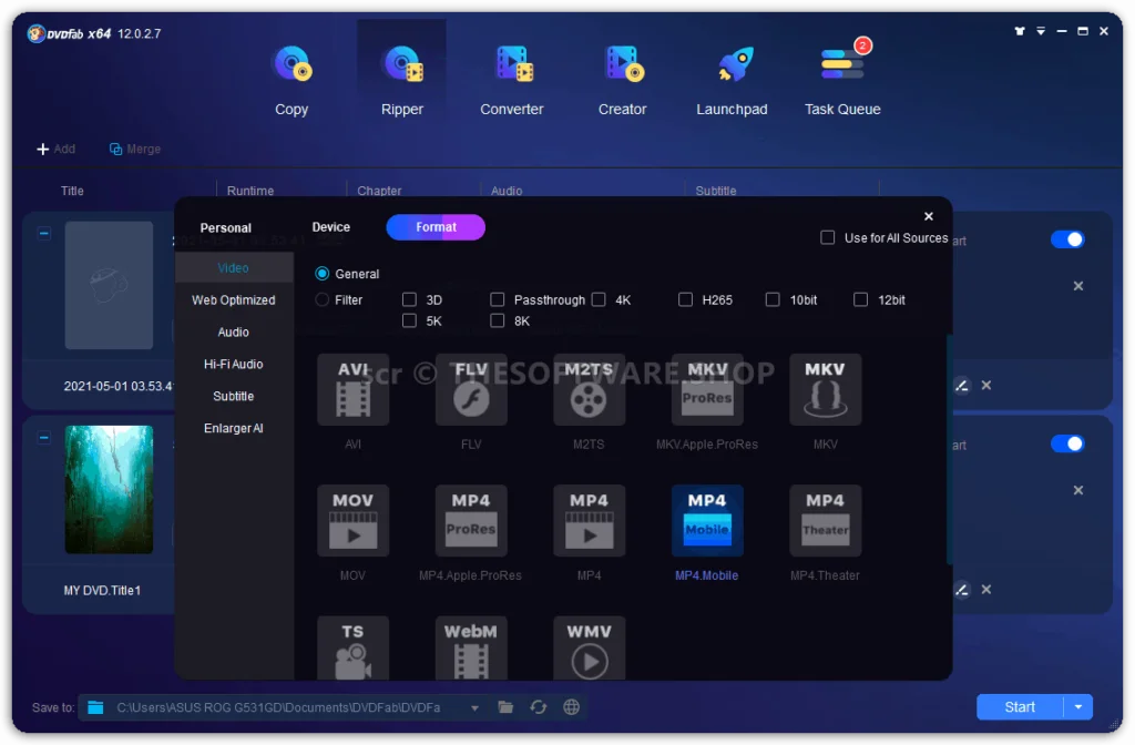 Format Profiles