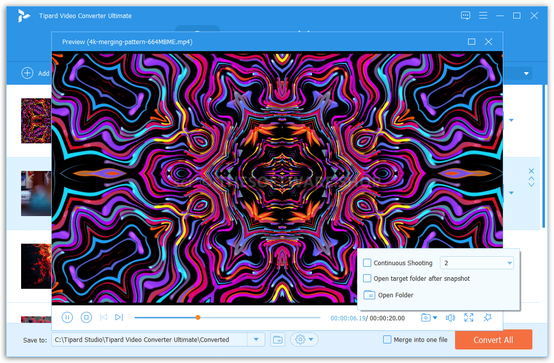 Preview and Sanpshot