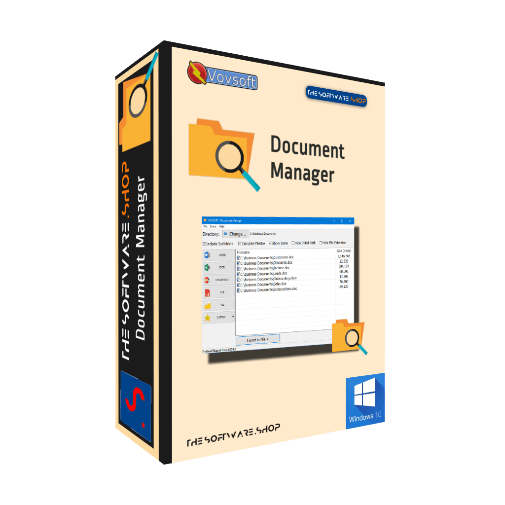 Vovsoft Document Manager review download discount Giveaway