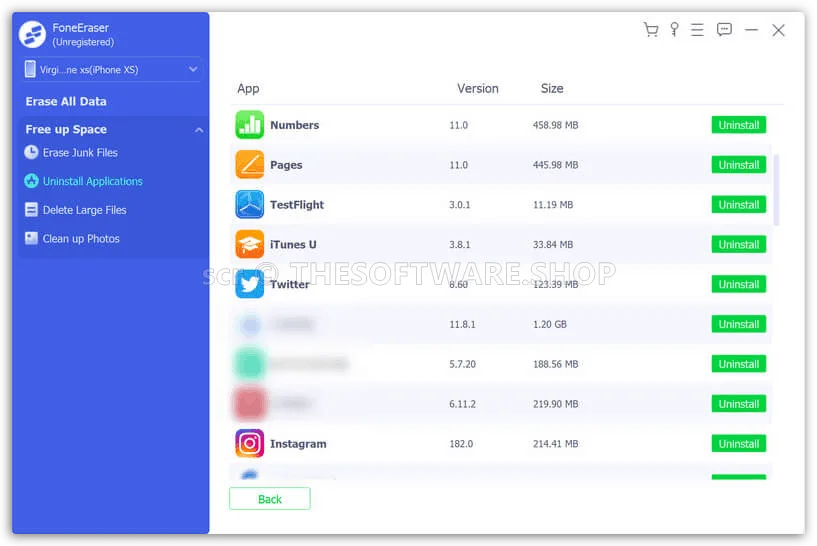 Uninstall Applications