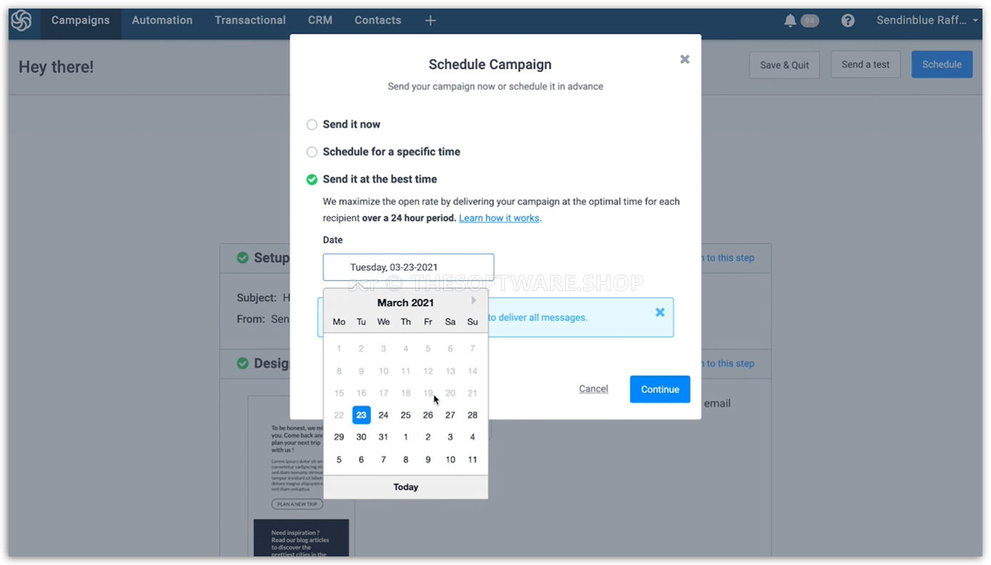 Schedule Campaign