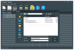 VOVSOFT Hide Files - Add Files