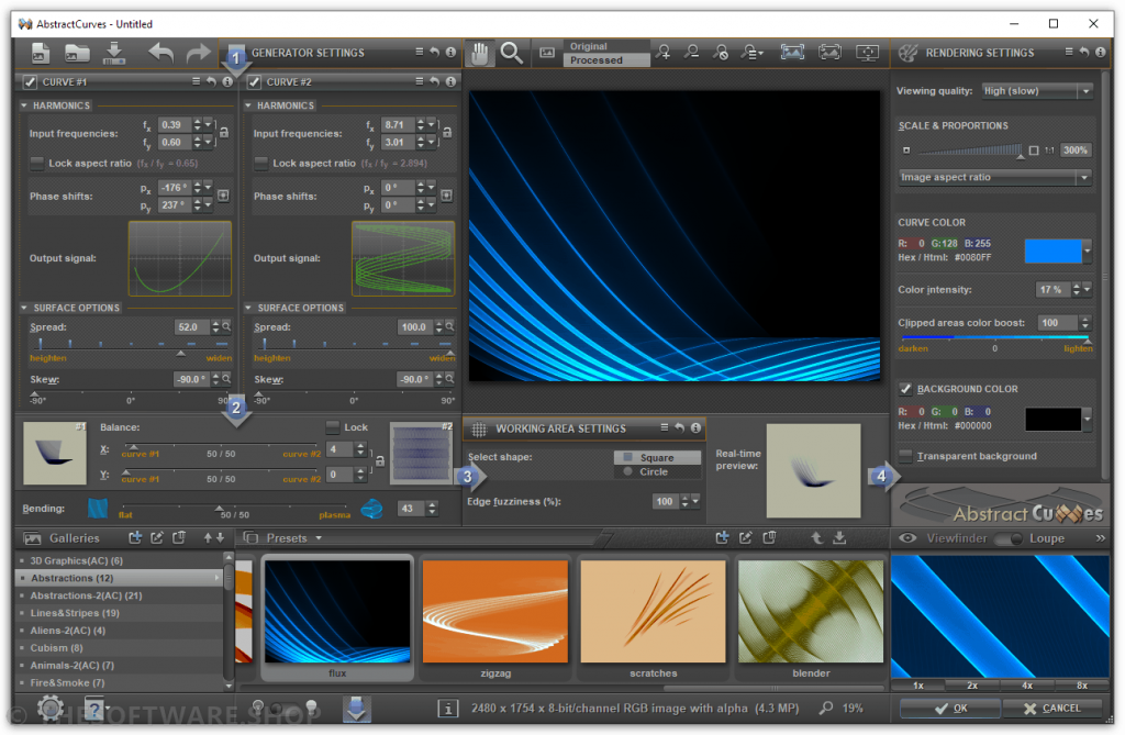 AbstractCurves Editor