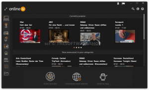 OnlineTV 20 Plus Main Interface