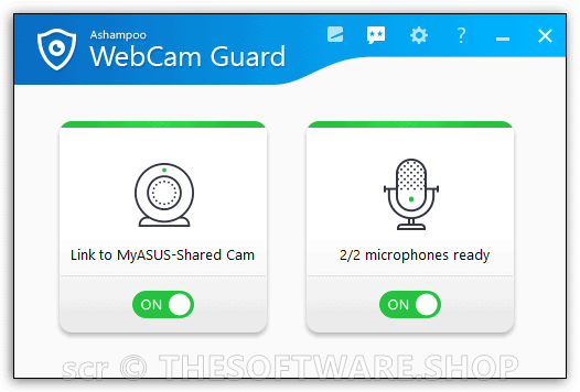 Ashampoo WebCam Guard Screenshot