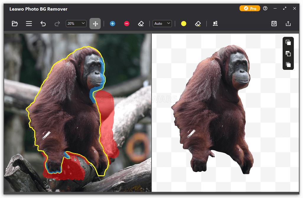 Leawo Photo BG Remover Screenshot