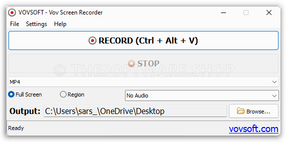 Vov Screen Recorder - Screenshot