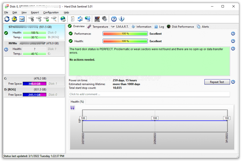 Hard Disk Sentinel - Overview