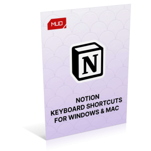 w_makc221 100+ Notion Keyboard Shortcuts for Windows and Mac cheet sheet