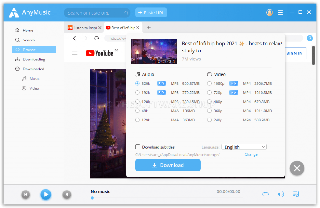 AmoyShare AnyMusic - Youtube Downloader