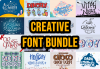 Creative Font Bundle Discount Sale