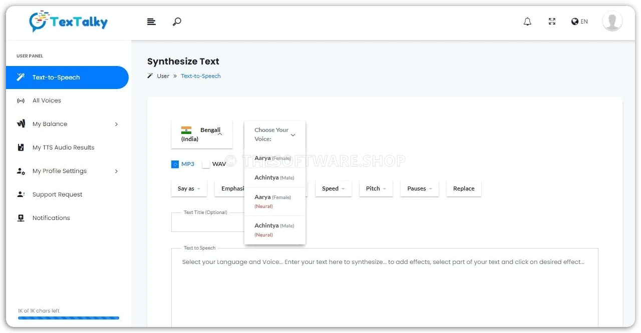 TexTalky Text to Speech