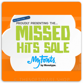 MyFonts Missed Hits Sale Discount Coupon