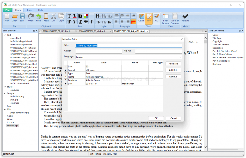 Coolmuster Signpub Metadata Editor