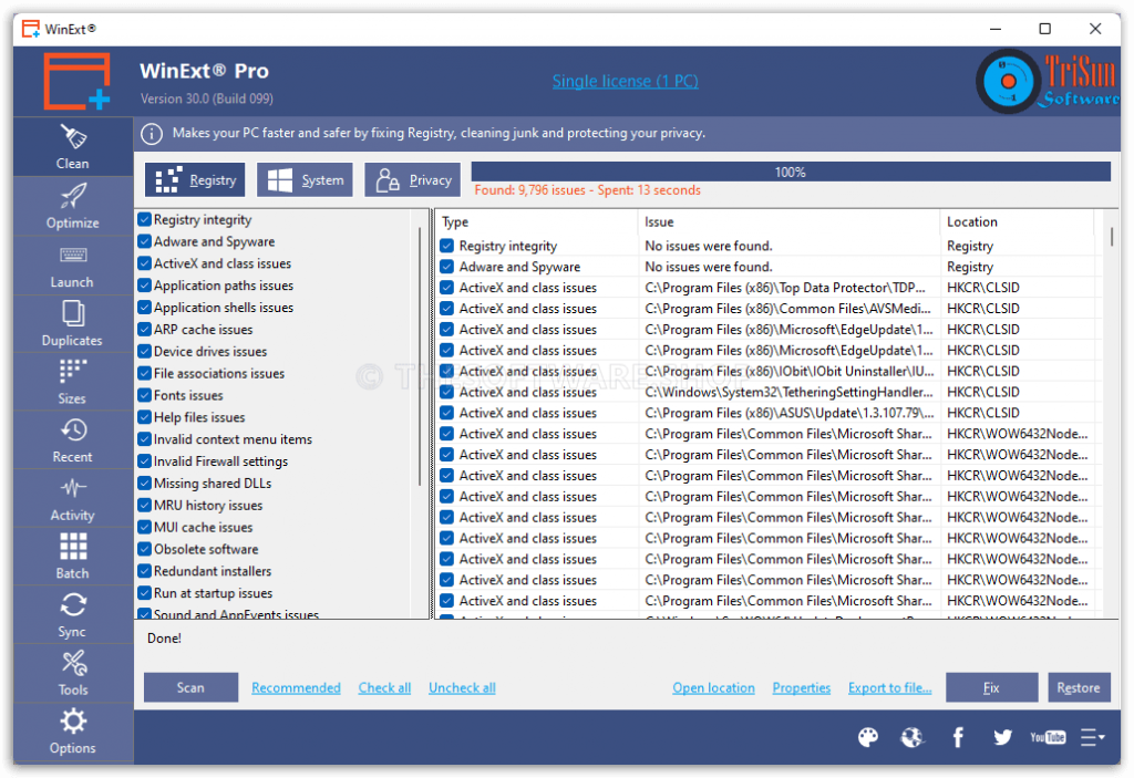 WinExt Pro Screenshot - Clean