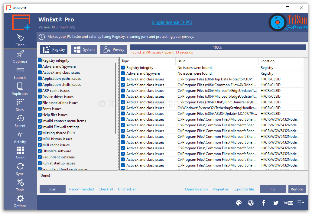 WinExt Pro Screenshot - Clean