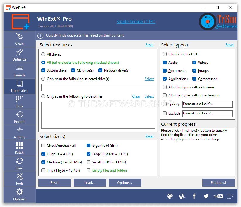 WinExt Pro Screenshot - Duplicates