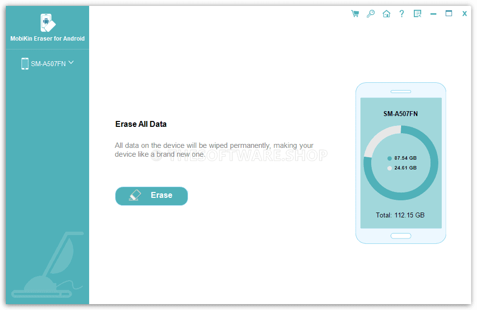 MobiKin Eraser for Android Screenshot Main Interface