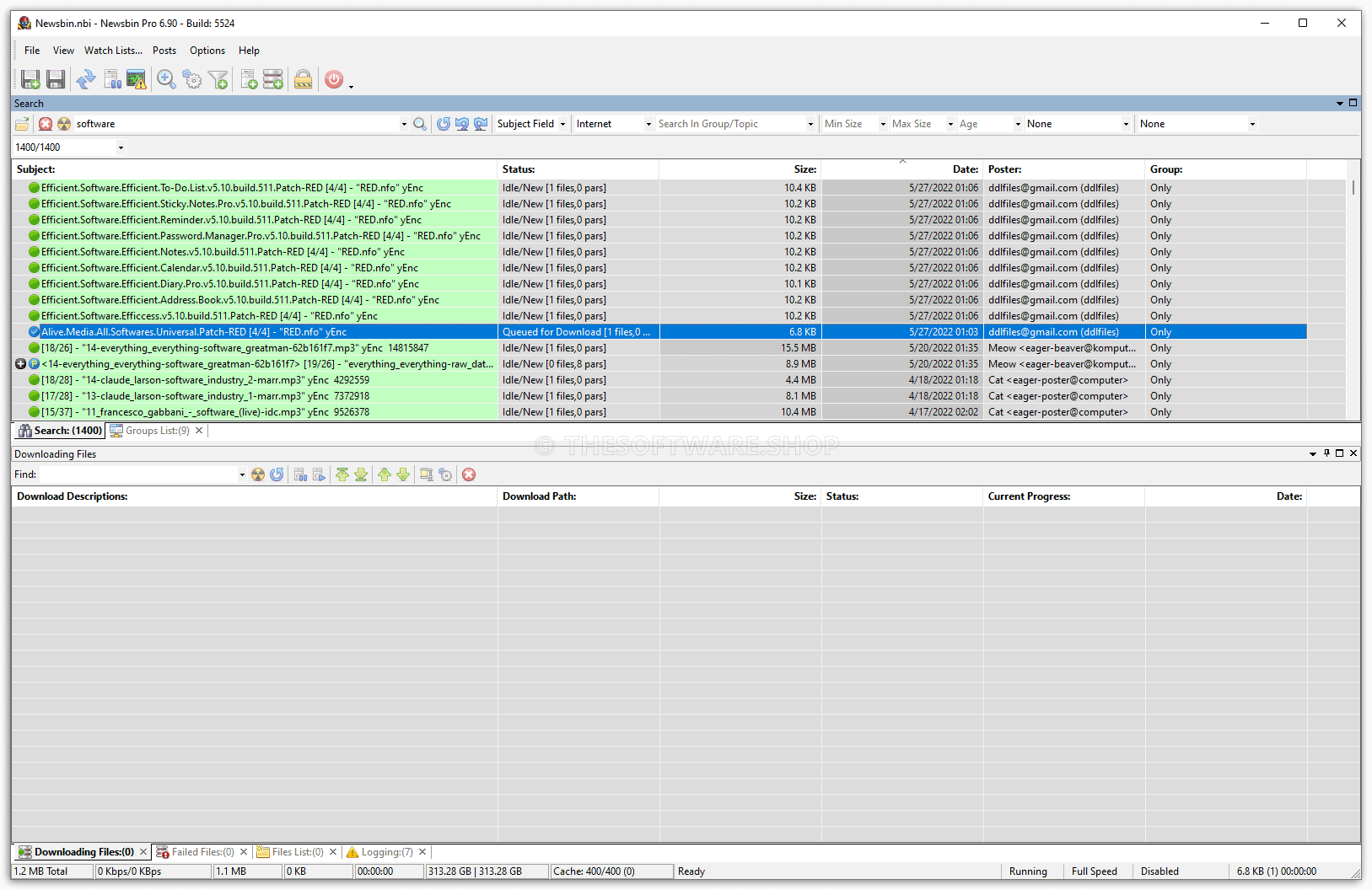 Newsbin Pro Screenshot