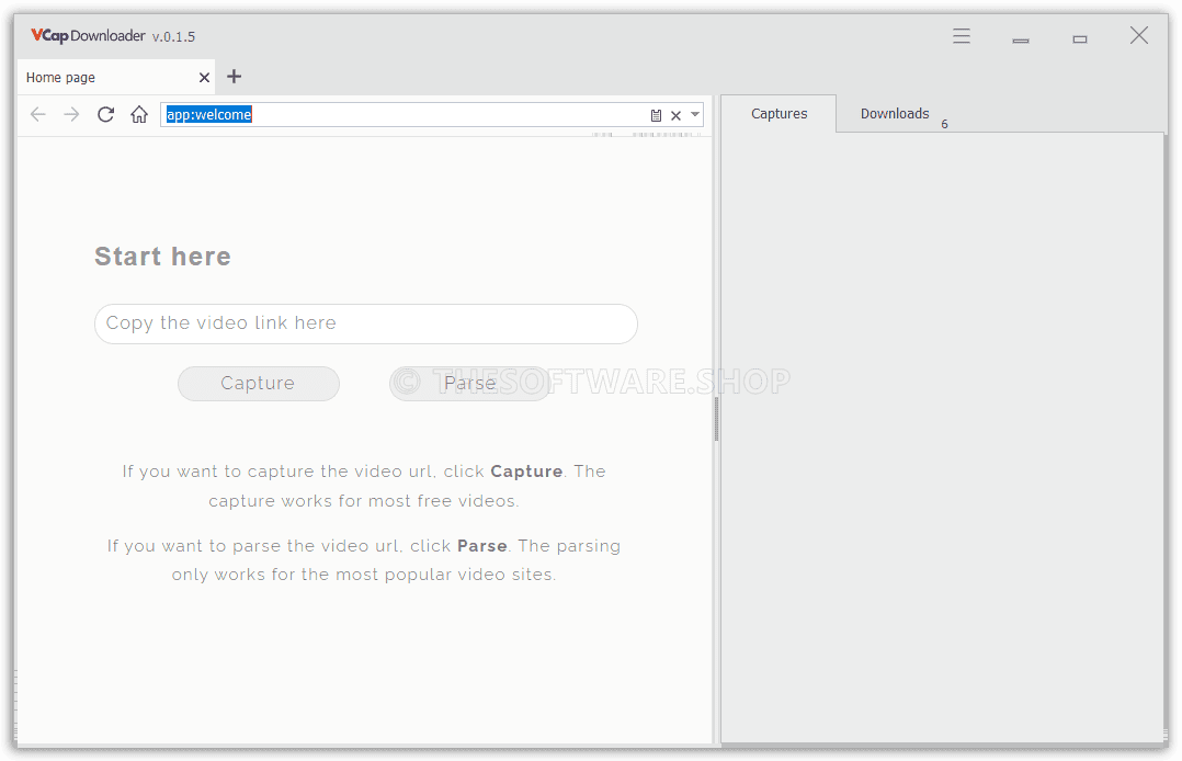 VCap Downloader Pro Screenshot - Welcome