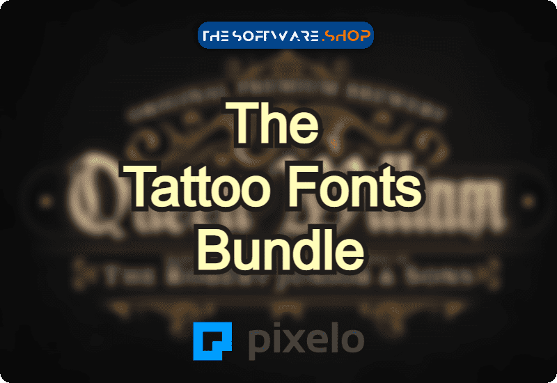 The Tattoo Fonts Bundle Pixelo Discount Coupon